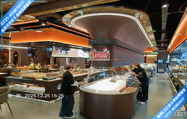 株洲天元區萬達廣場商用曲面硅膠軟模型LED顯示屏